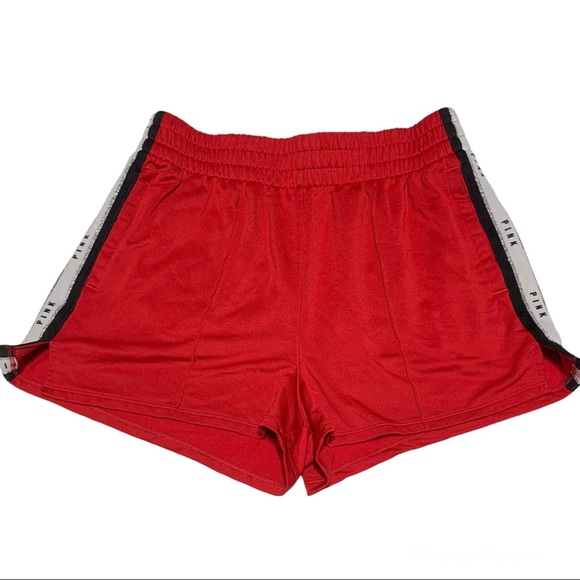 Pink Victoria Secret red track short (medium) - Picture 1 of 10